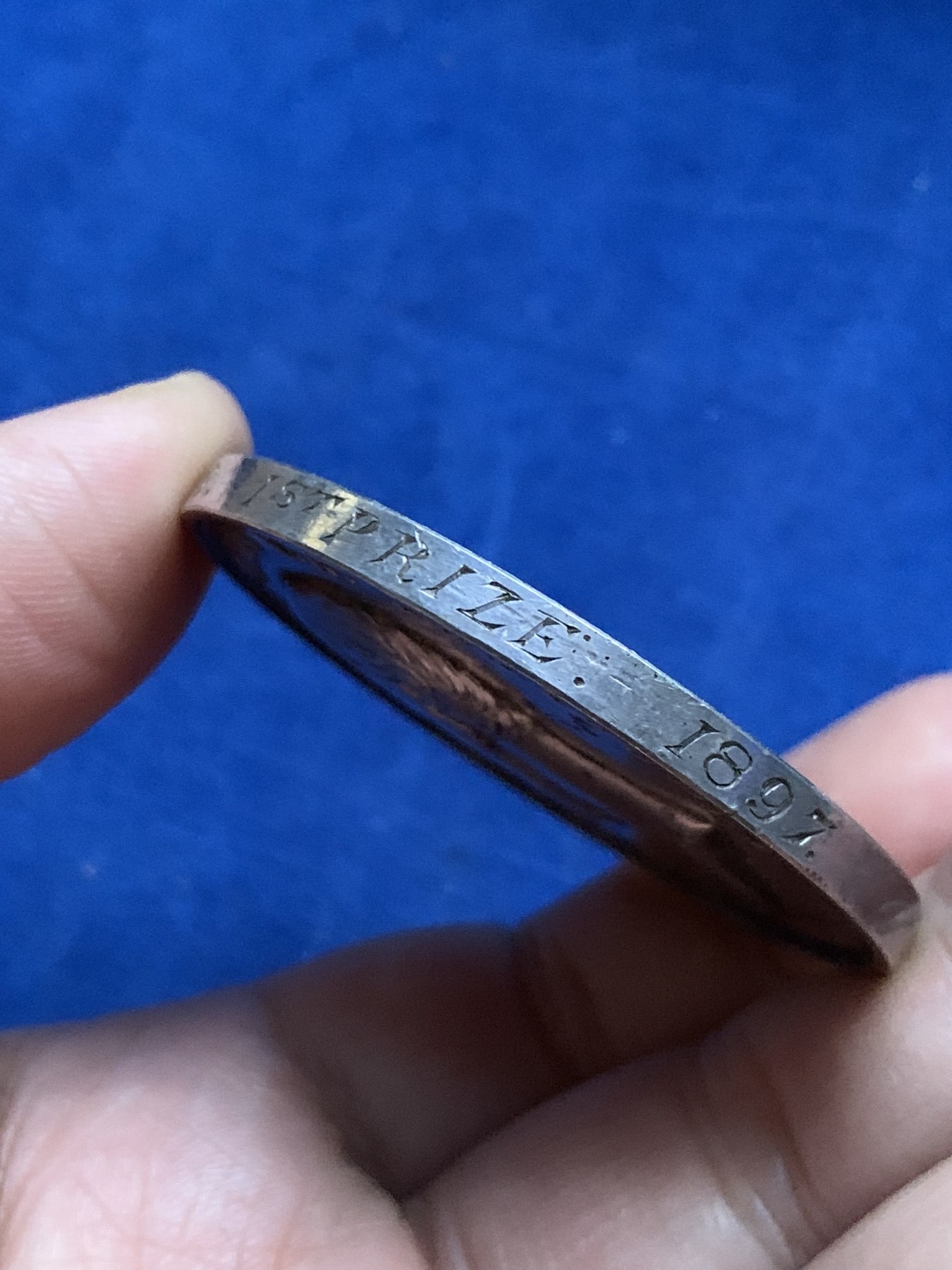 《竞宝斋》第262场-周日，周一，周二 3场连拍 (全场包邮) 英国1897年伦敦城市行业协会银质奖章，威尔士亲王，未来的爱德华七世，74.8g，51.2mm