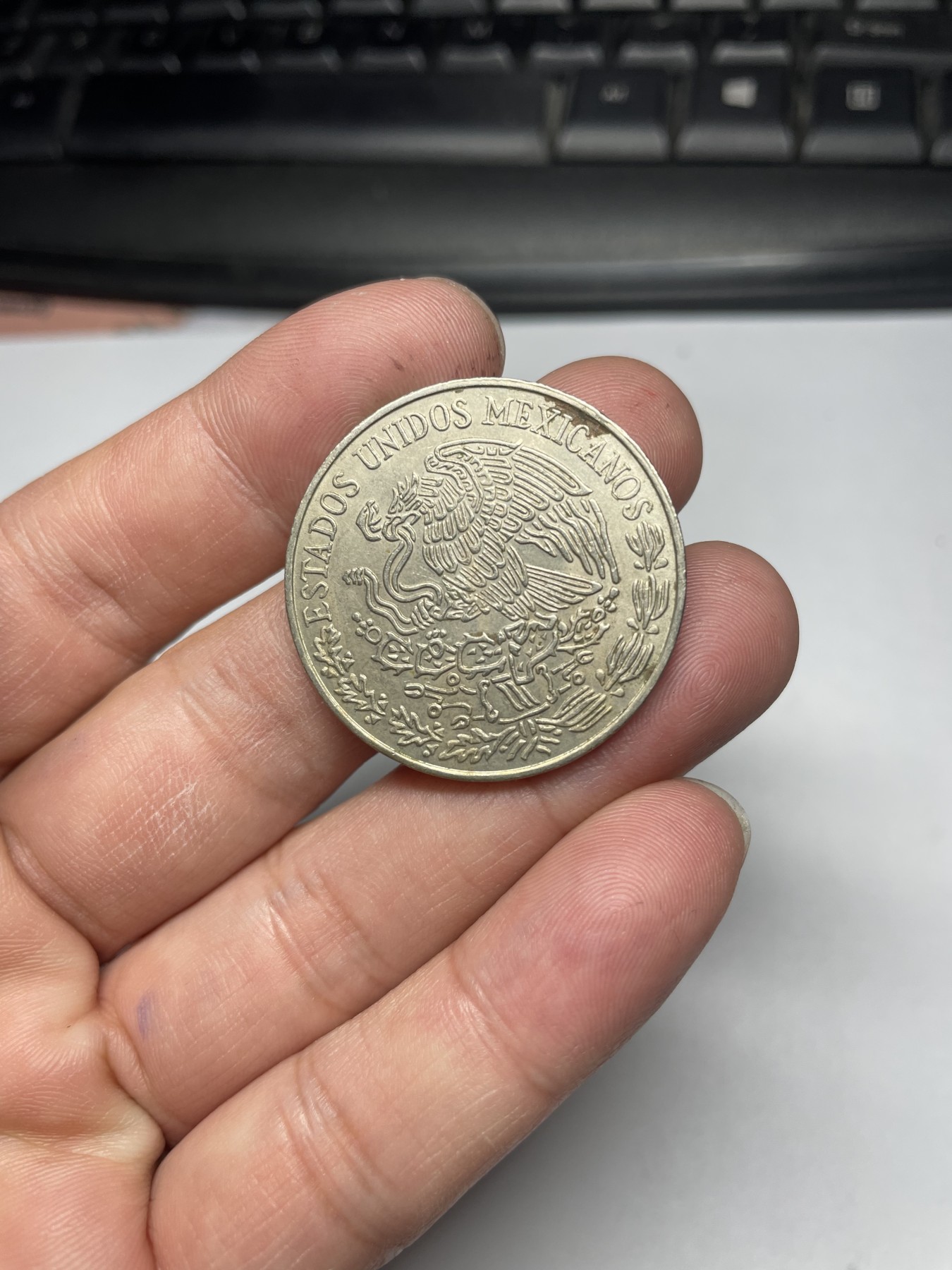 2024年集古藏今外币拍卖第五期-第2场—（总第42拍） 1972年墨西哥5比索