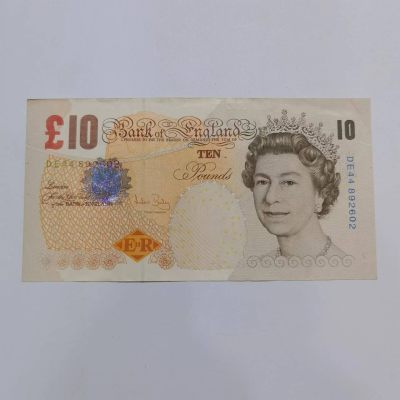 各国外币第35期 - 英国E序列10镑 流通好品