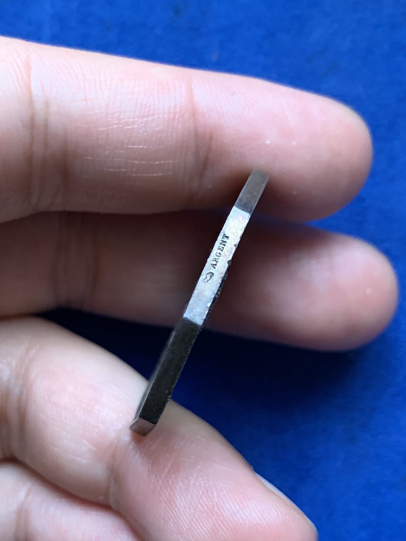 《竞宝斋》第262场-周日，周一，周二 3场连拍 (全场包邮) 法国罗纳商会八角银质代币，15.99g，32.2mm，丰饶角边铭