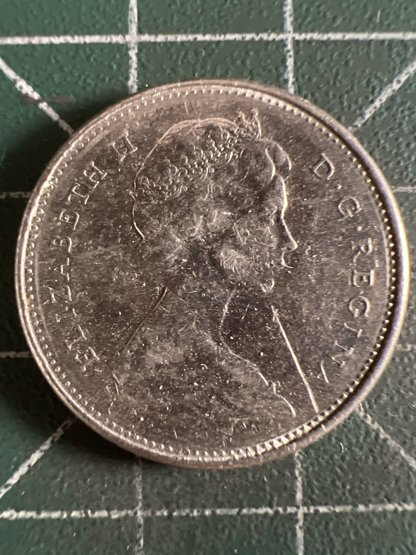 第581期 硬币专场 （无押金，捡漏，全场50包邮，偏远地区除外，接收代拍业务） 加拿大25分 青年 1978年