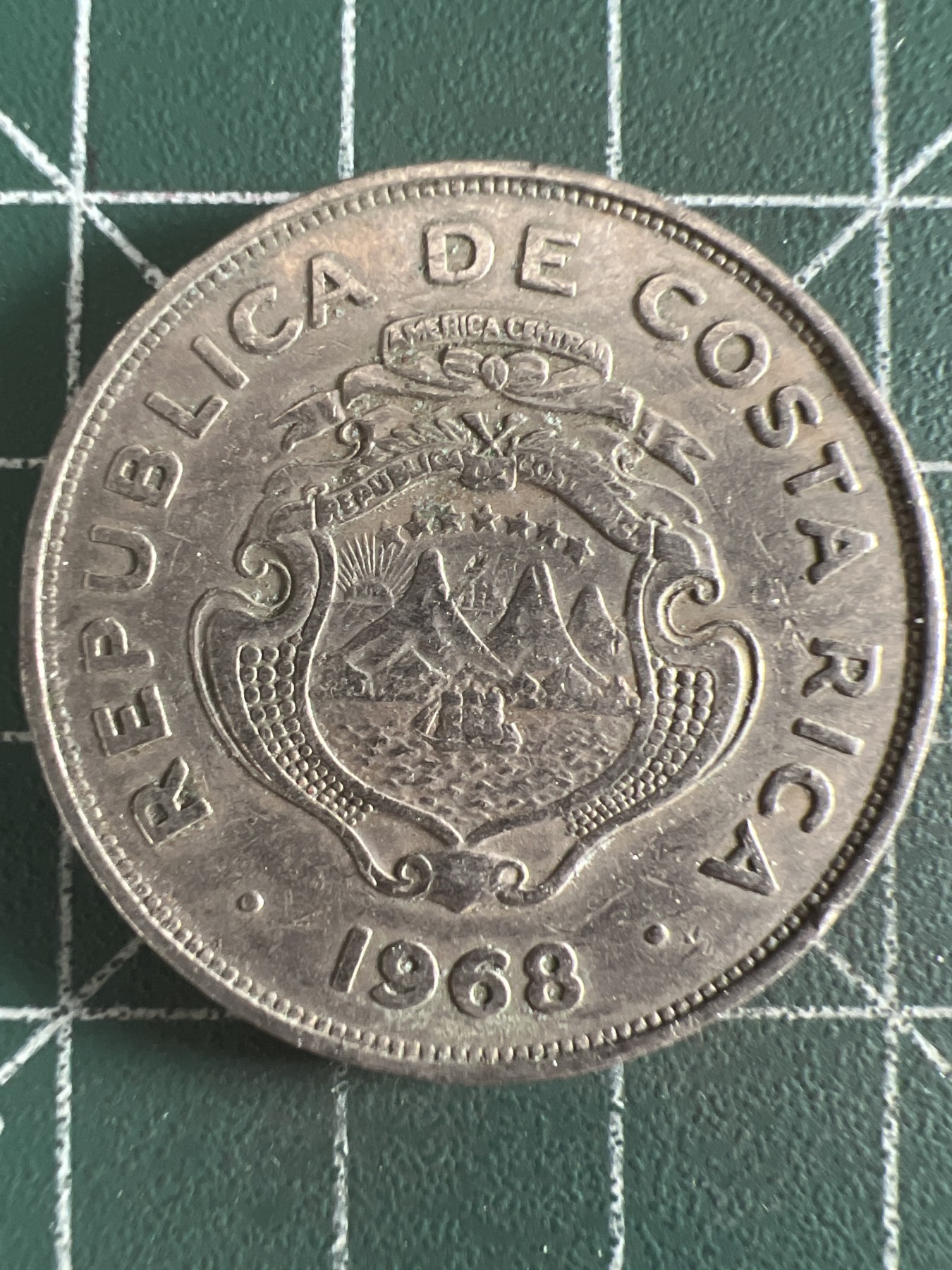 第581期 硬币专场 （无押金，捡漏，全场50包邮，偏远地区除外，接收代拍业务） 哥斯达黎加2克朗 1968年