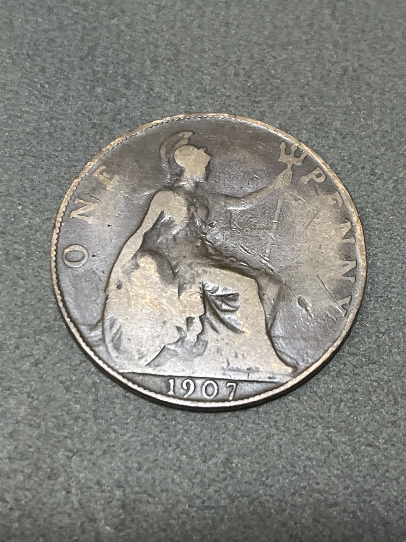 神仙姐姐散币好品专场第三十二期（无佣金满邮自动发出 1907年 英国1便士