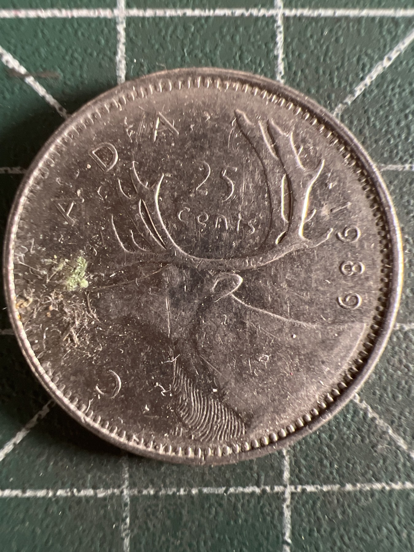 第581期 硬币专场 （无押金，捡漏，全场50包邮，偏远地区除外，接收代拍业务） 加拿大25分 青年 1989年