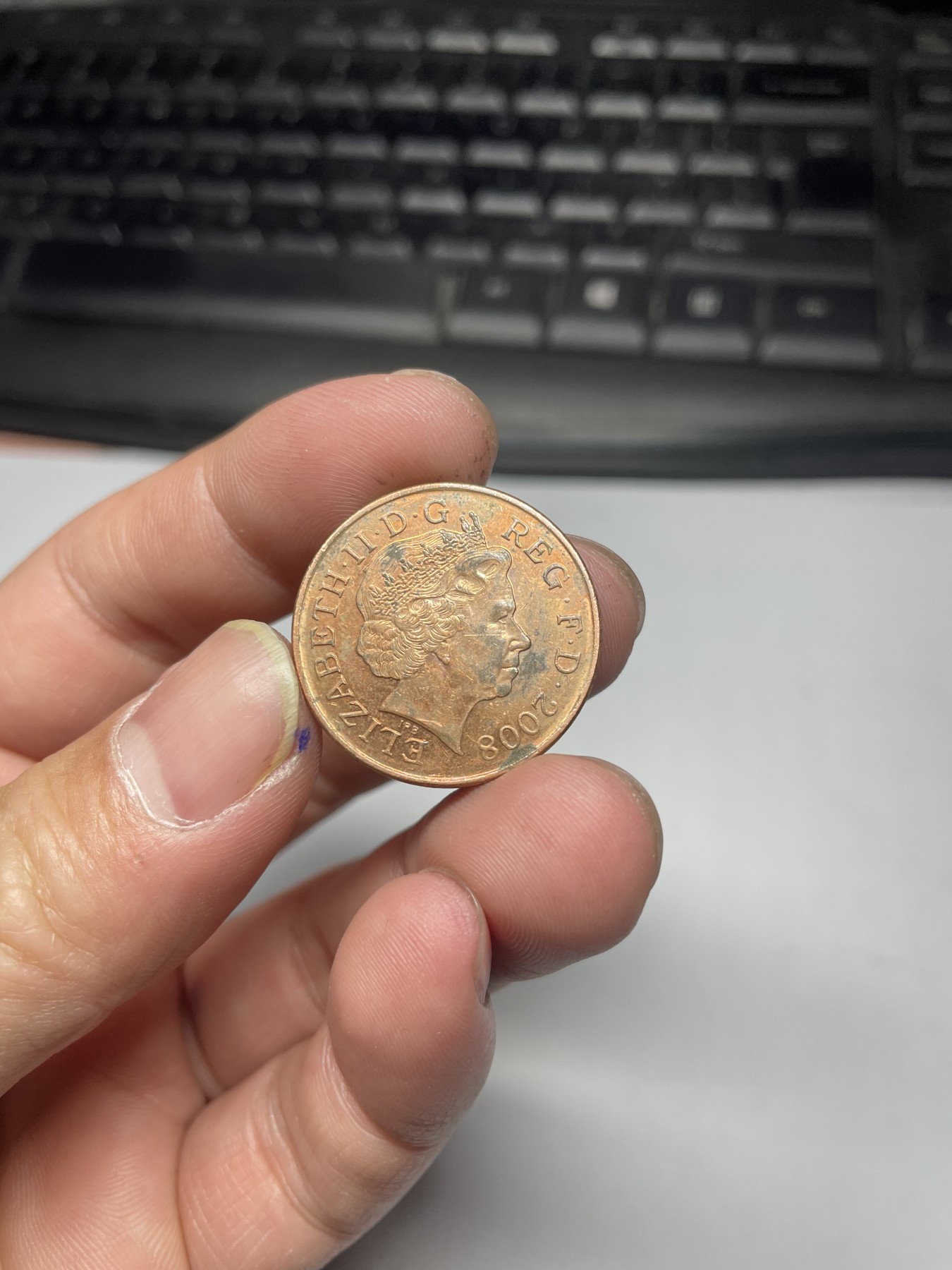 2024年集古藏今外币拍卖第五期-第2场—（总第42拍） 2008年英国2便士