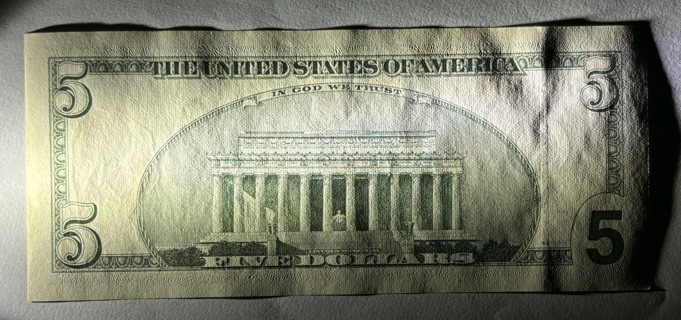 Chase Auction 第28期 - - 外钞、民国钞和人民币混合场！ 2003A 5美元 大头版 联邦储备券