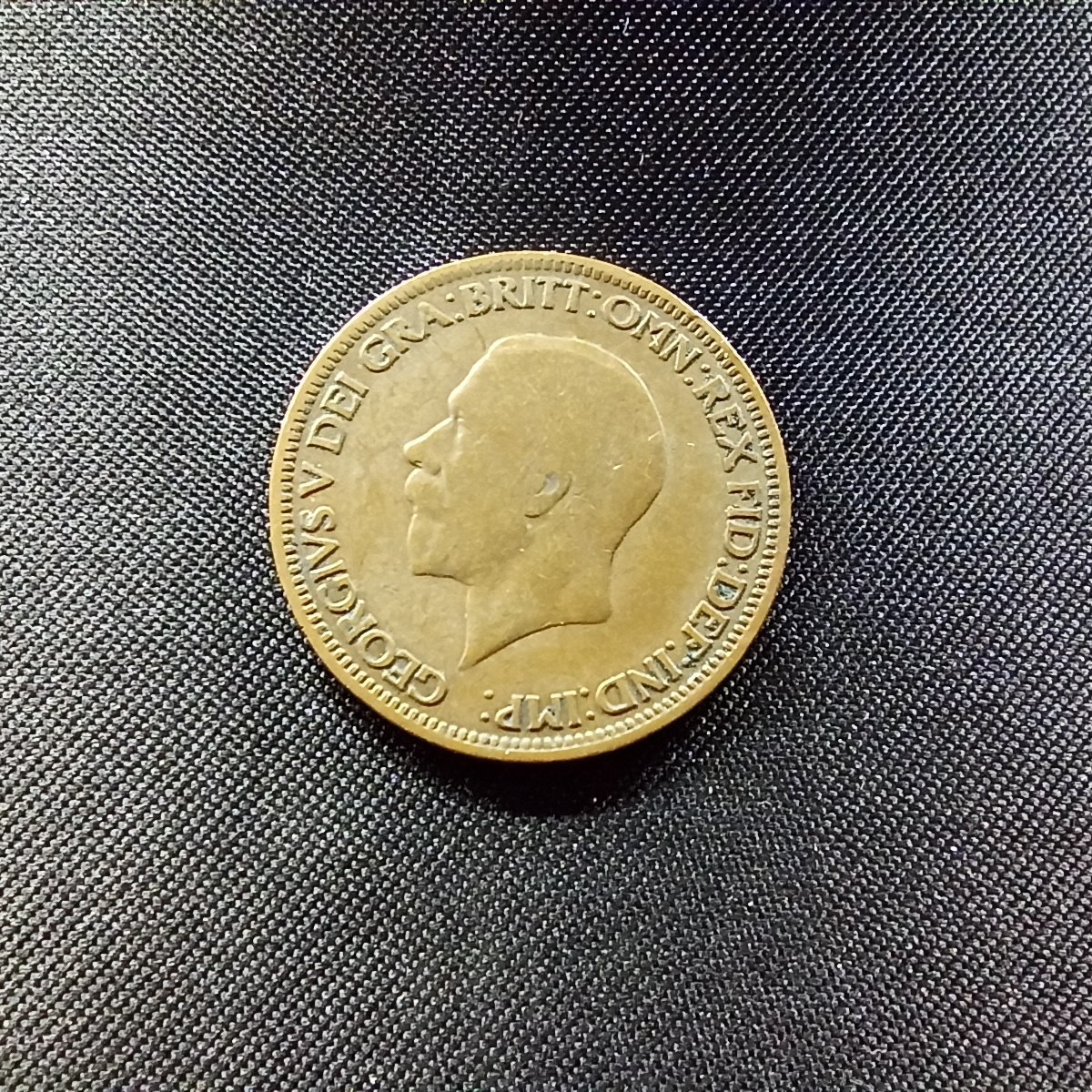 邮泉阁限时拍卖第三场 英国硬币专场 英国乔治五世1928年½便士