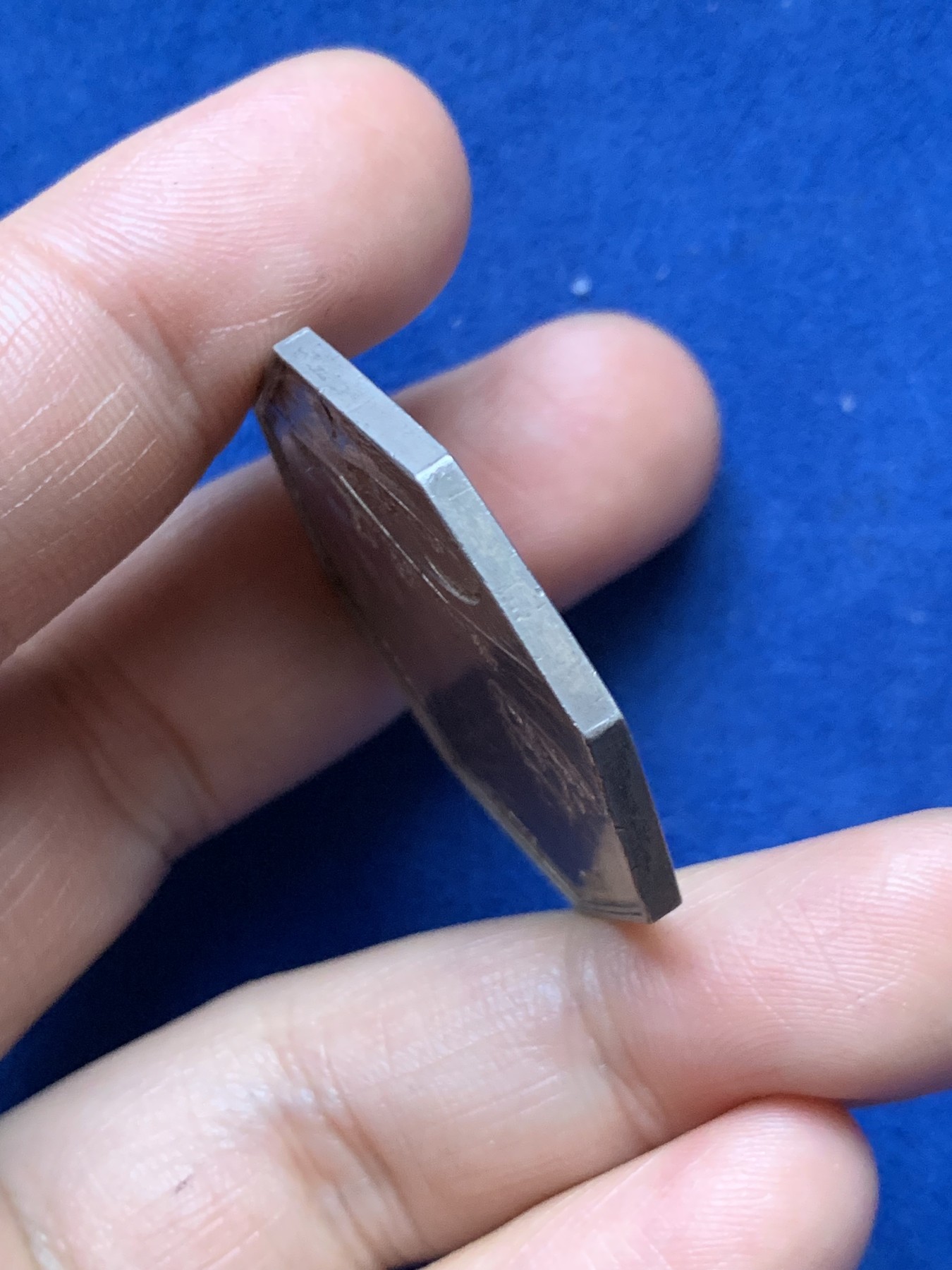 《竞宝斋》第262场-周日，周一，周二 3场连拍 (全场包邮) 法国巴黎商业保险公司八角银质代币，19.63g，36mm，早期无边铭，