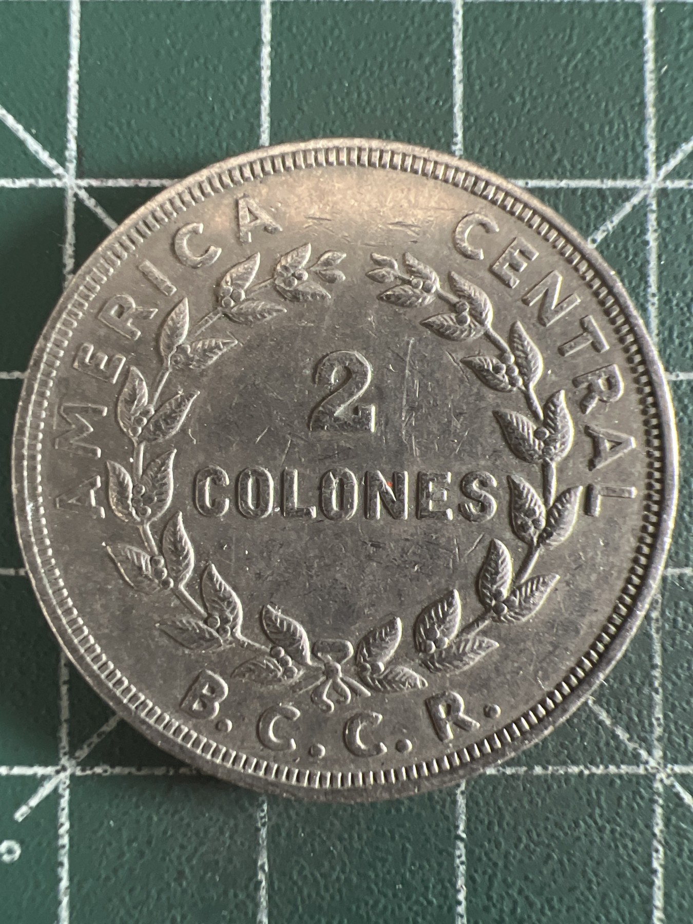 第584期 硬币专场 （无押金，捡漏，全场50包邮，偏远地区除外，接收代拍业务） 哥斯达黎加2克朗 1972年