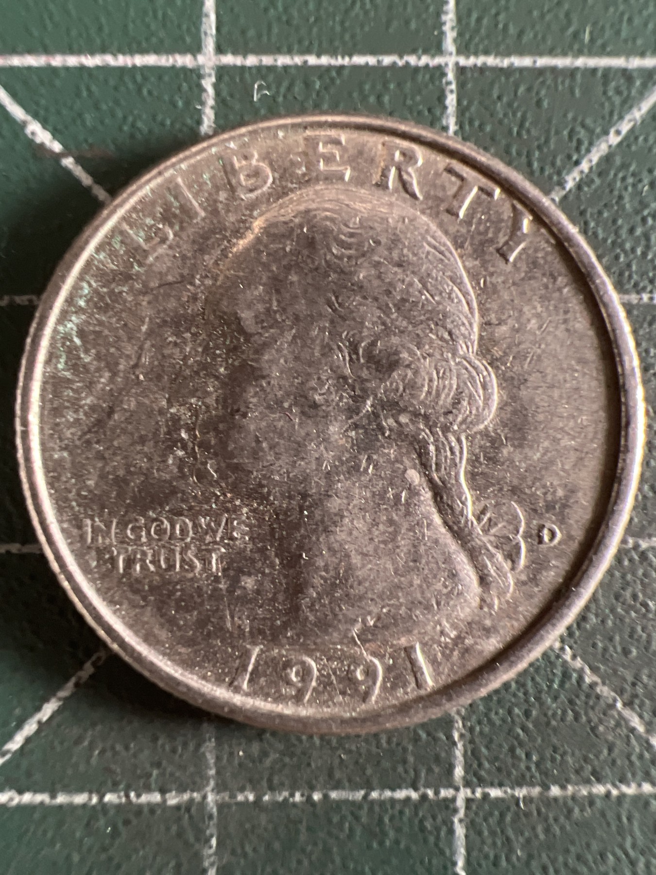 第581期 硬币专场 （无押金，捡漏，全场50包邮，偏远地区除外，接收代拍业务） 美国25美分