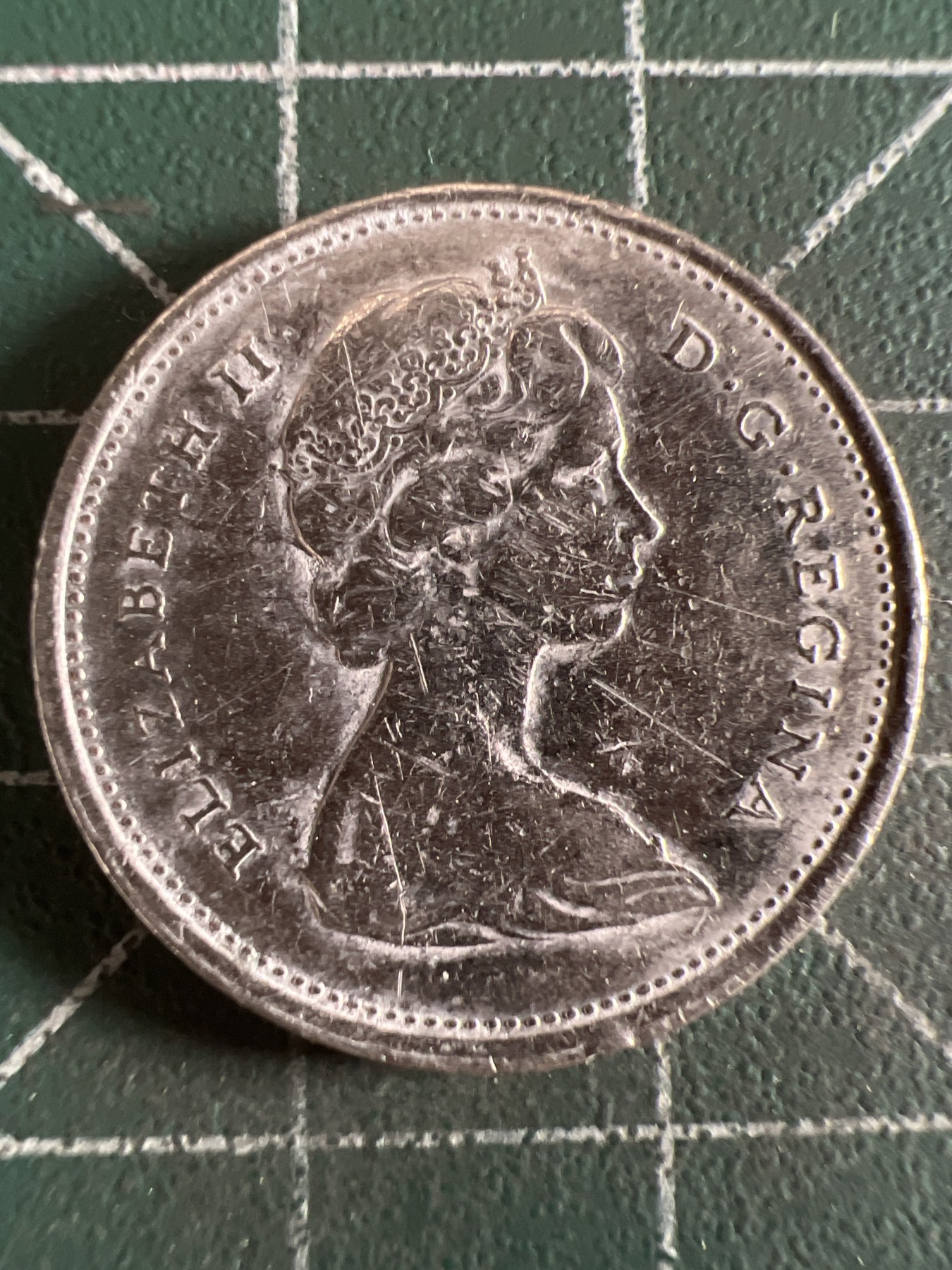 第581期 硬币专场 （无押金，捡漏，全场50包邮，偏远地区除外，接收代拍业务） 加拿大25分 青年 1969年