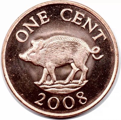 240514 - 百慕大1分硬币 年份随机 