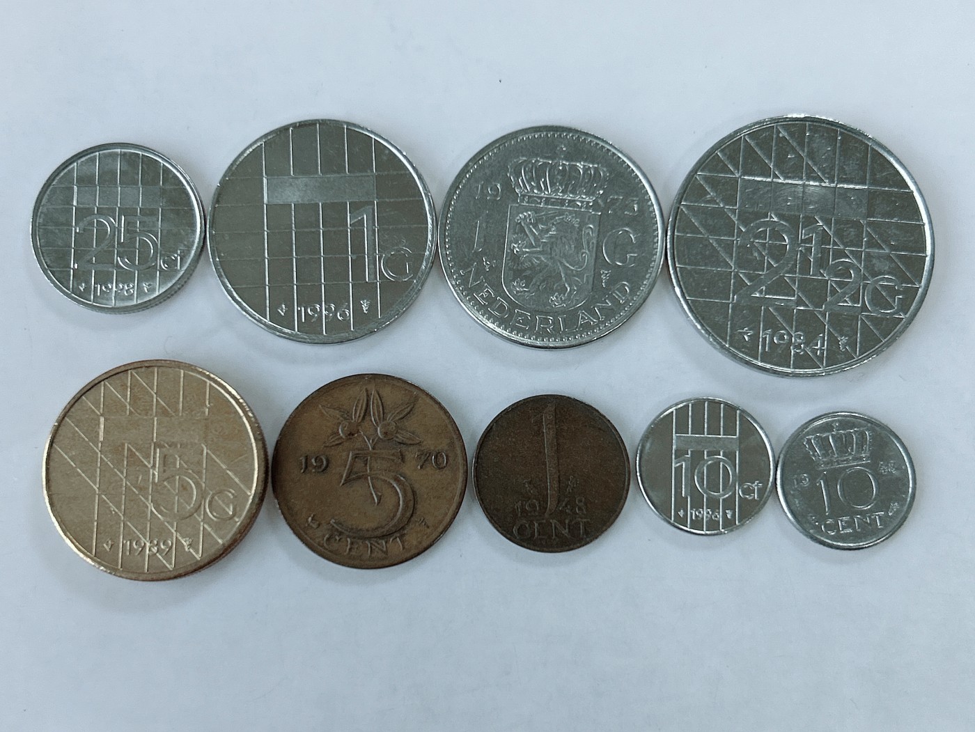 第一海外回流一元起拍收藏 散币专场 第82期 荷兰硬币 9枚