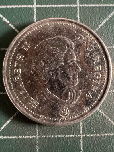 第581期 硬币专场 （无押金，捡漏，全场50包邮，偏远地区除外，接收代拍业务） - 加拿大25分 老年 2012年