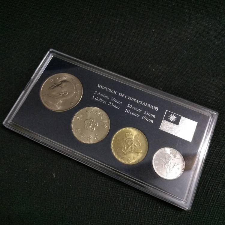 中国台湾省1980年关门币套币大全套