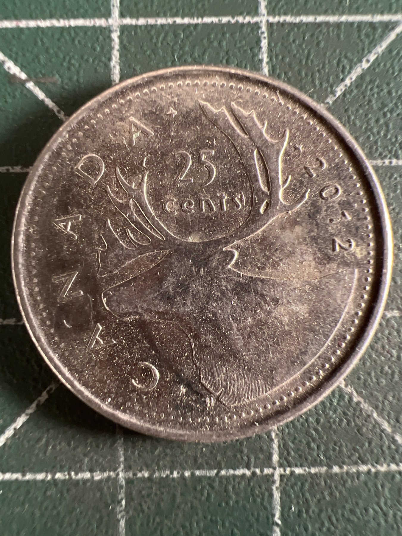 第581期 硬币专场 （无押金，捡漏，全场50包邮，偏远地区除外，接收代拍业务） 加拿大25分 老年 2012年