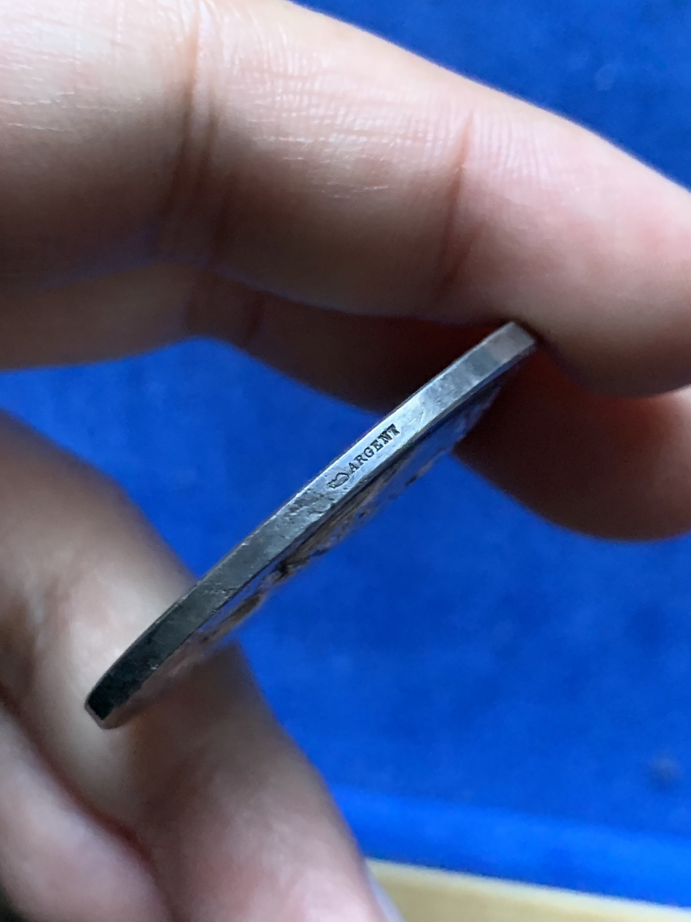 《竞宝斋》第262场-周日，周一，周二 3场连拍 (全场包邮) 法国银章，由下塞纳省省长提供，37.95g，41.5mm，丰饶角边铭