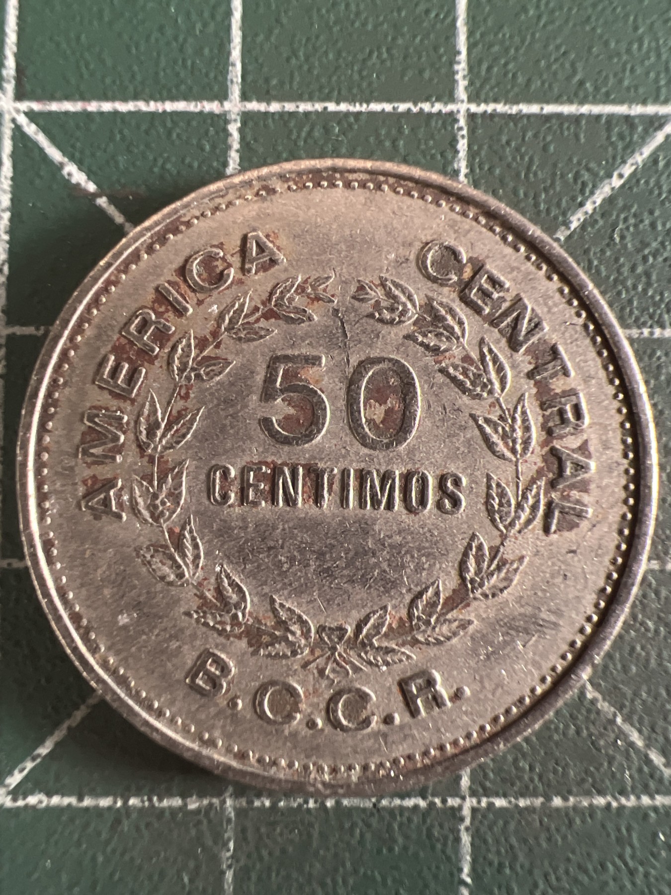 第657期 硬币场 （无押金，捡漏，全场50包邮，偏远地区除外，接收代拍业务，本店十天发一次货） 哥斯达黎加50分 1976年