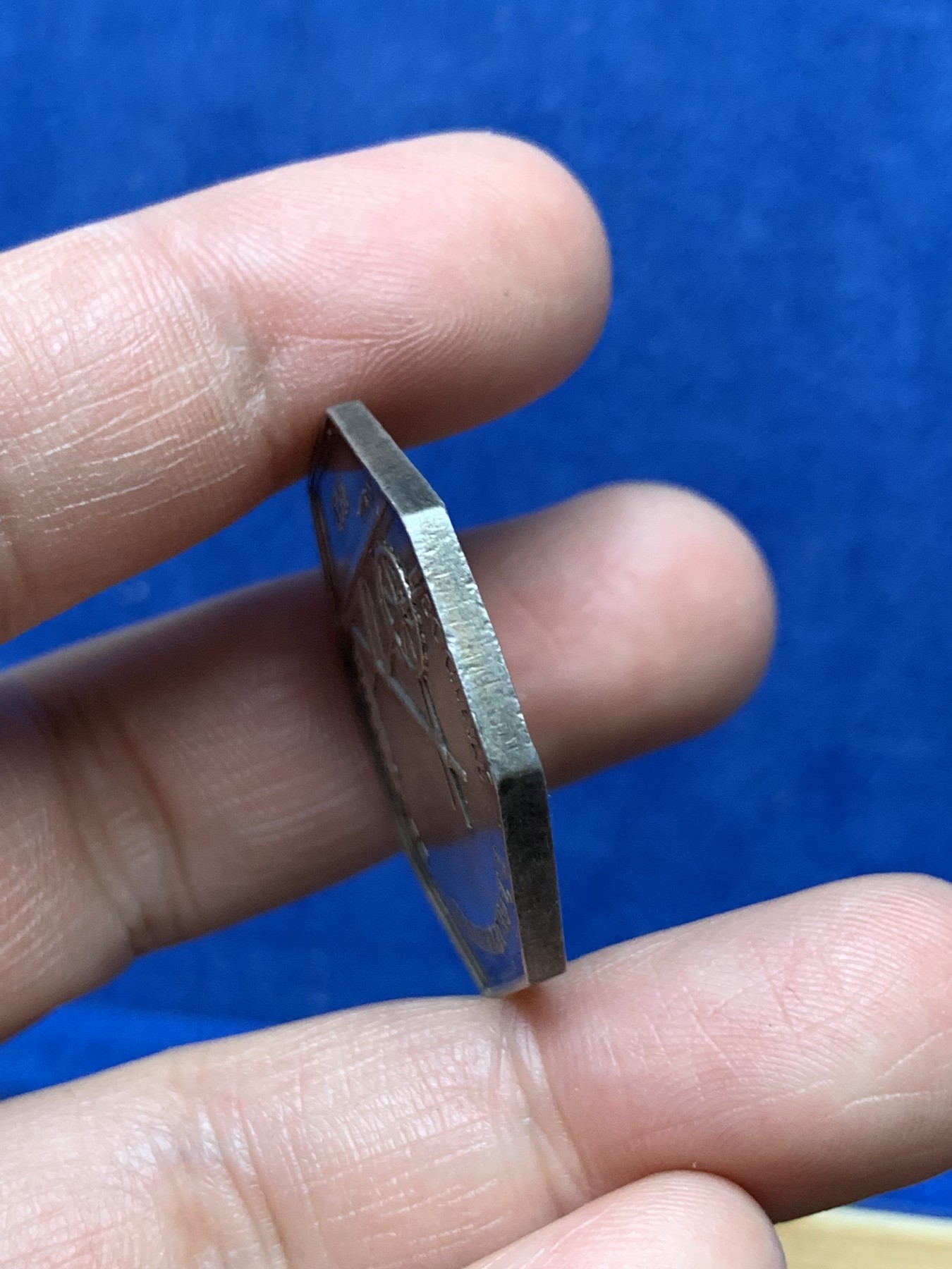 《竞宝斋》第262场-周日，周一，周二 3场连拍 (全场包邮) 法国八角银章，莫伦农业协会，14.15g，32mm，早期无边铭