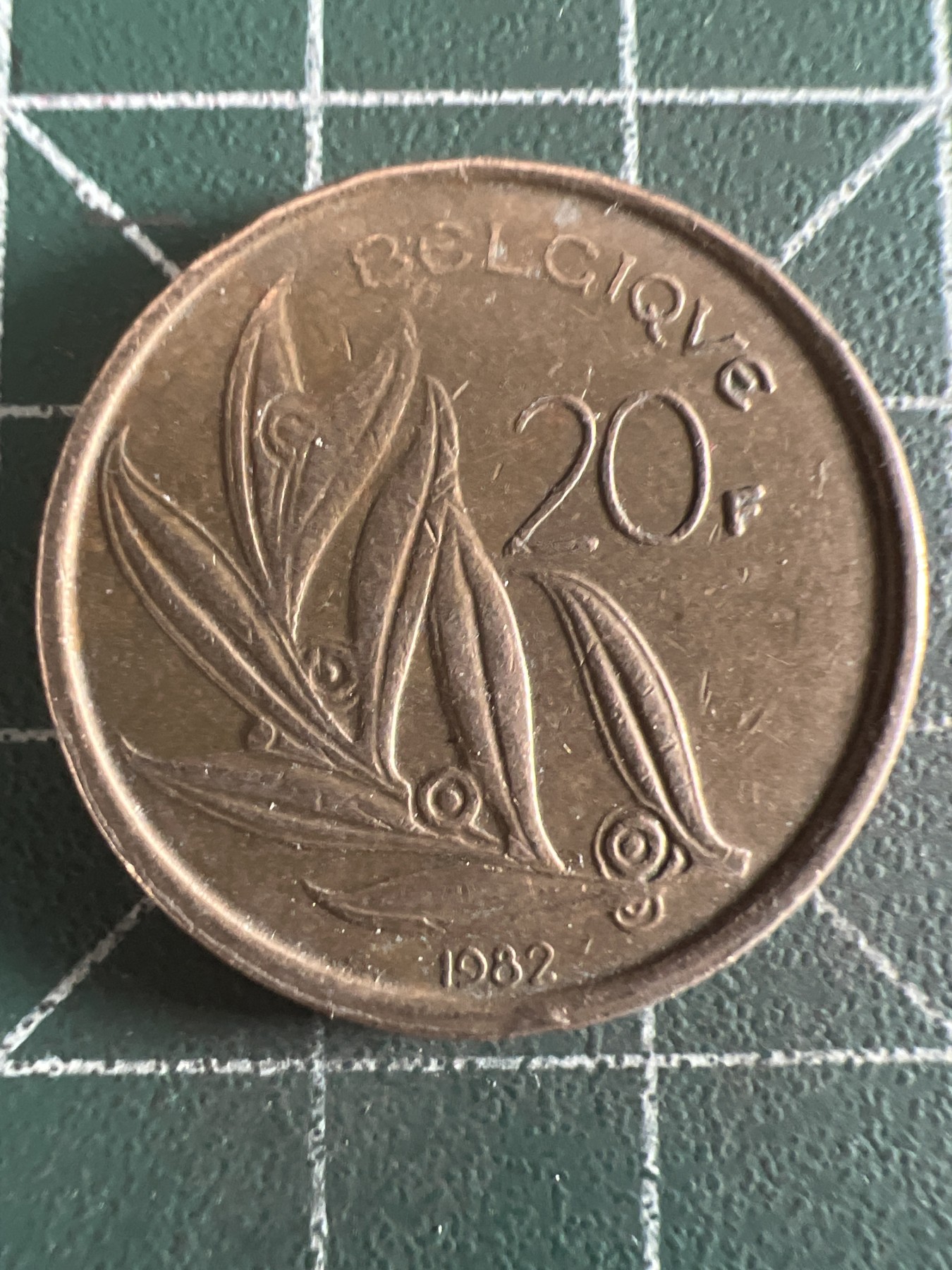 第581期 硬币专场 （无押金，捡漏，全场50包邮，偏远地区除外，接收代拍业务） 比利时20F