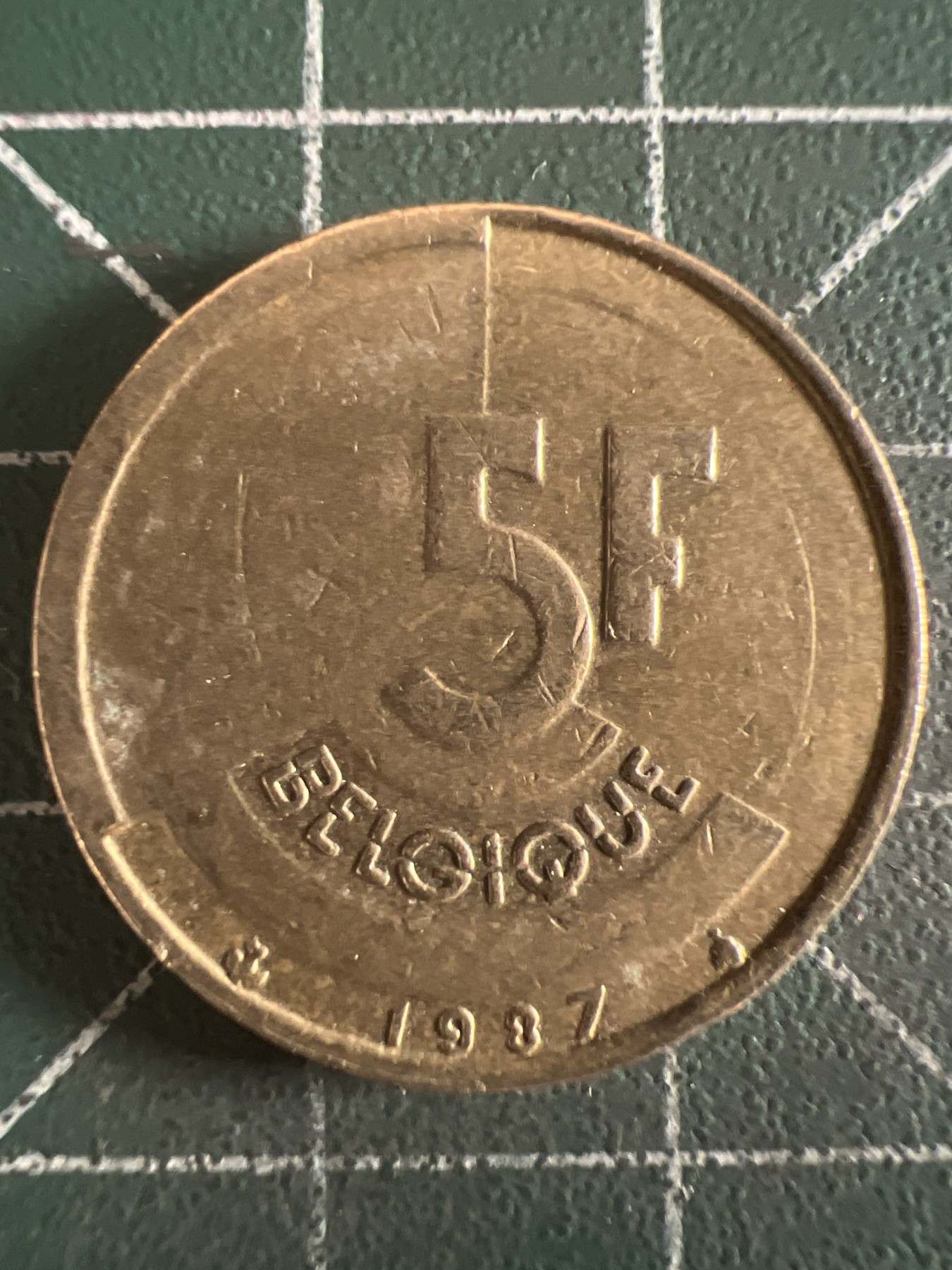 第584期 硬币专场 （无押金，捡漏，全场50包邮，偏远地区除外，接收代拍业务） 比利时5F