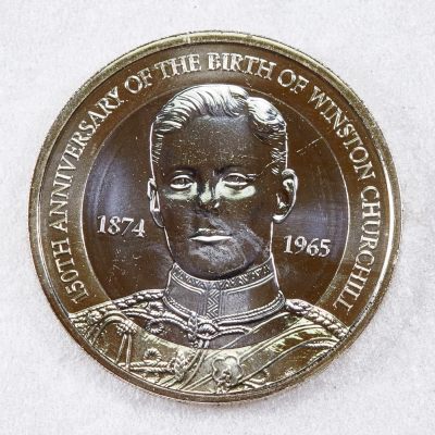S&S Numismatic世界钱币-拍卖 第79期 - 英国2024年 温斯顿·丘吉尔爵士诞辰150周年 2英镑双色纪念币  BU级别