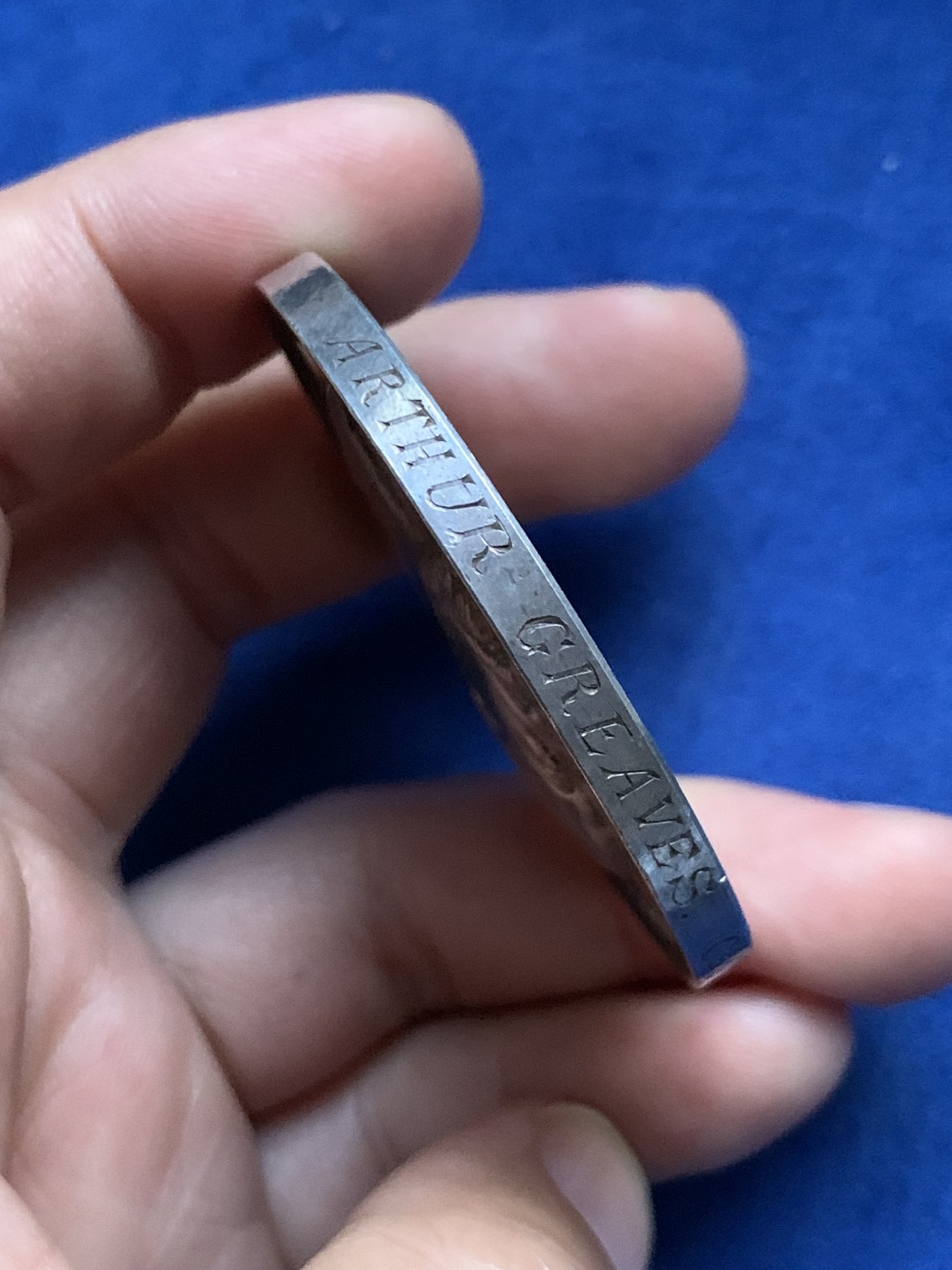 《竞宝斋》第262场-周日，周一，周二 3场连拍 (全场包邮) 英国1897年伦敦城市行业协会银质奖章，威尔士亲王，未来的爱德华七世，74.8g，51.2mm