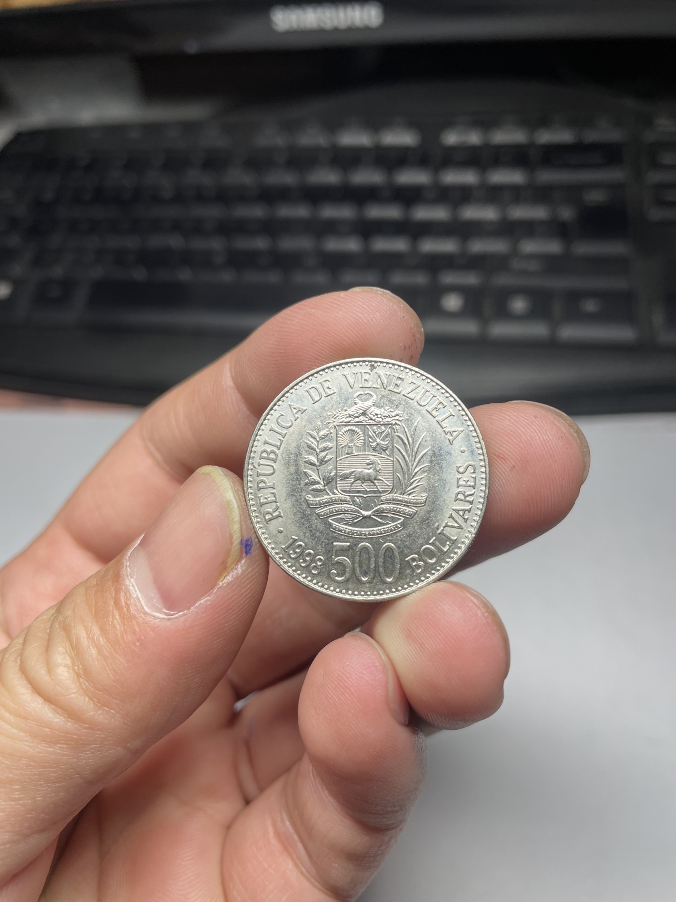 2024年集古藏今外币拍卖第五期-第2场—（总第42拍） 1998年委内瑞拉500元