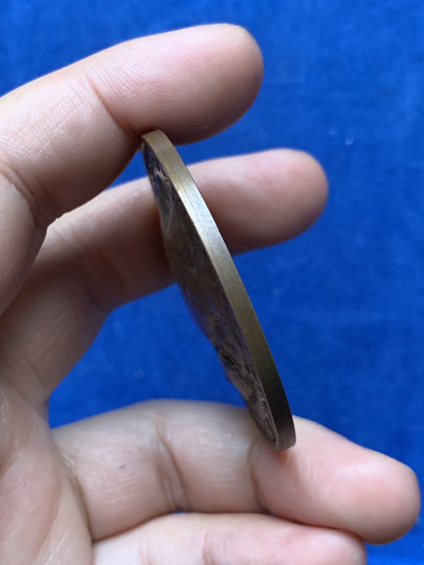 《竞宝斋》第262场-周日，周一，周二 3场连拍 (全场包邮) 意大利米兰棉花公司铜章，57.4g，50.5mm