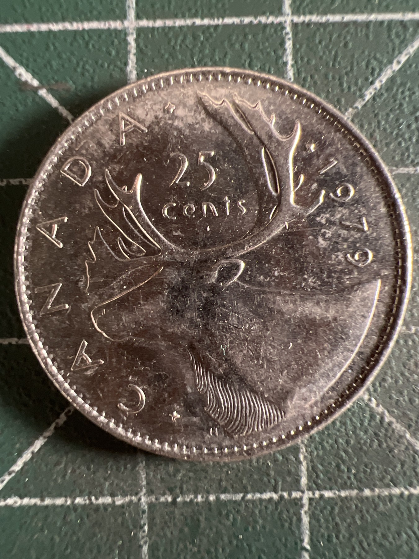 第581期 硬币专场 （无押金，捡漏，全场50包邮，偏远地区除外，接收代拍业务） 加拿大25分 青年 1979年