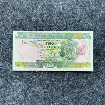 136th 哈萨克斯坦5000，南非100，斐济50，美国2 - 所罗门群岛2011年2元纸钞，百位豹子号999 C/8 000999