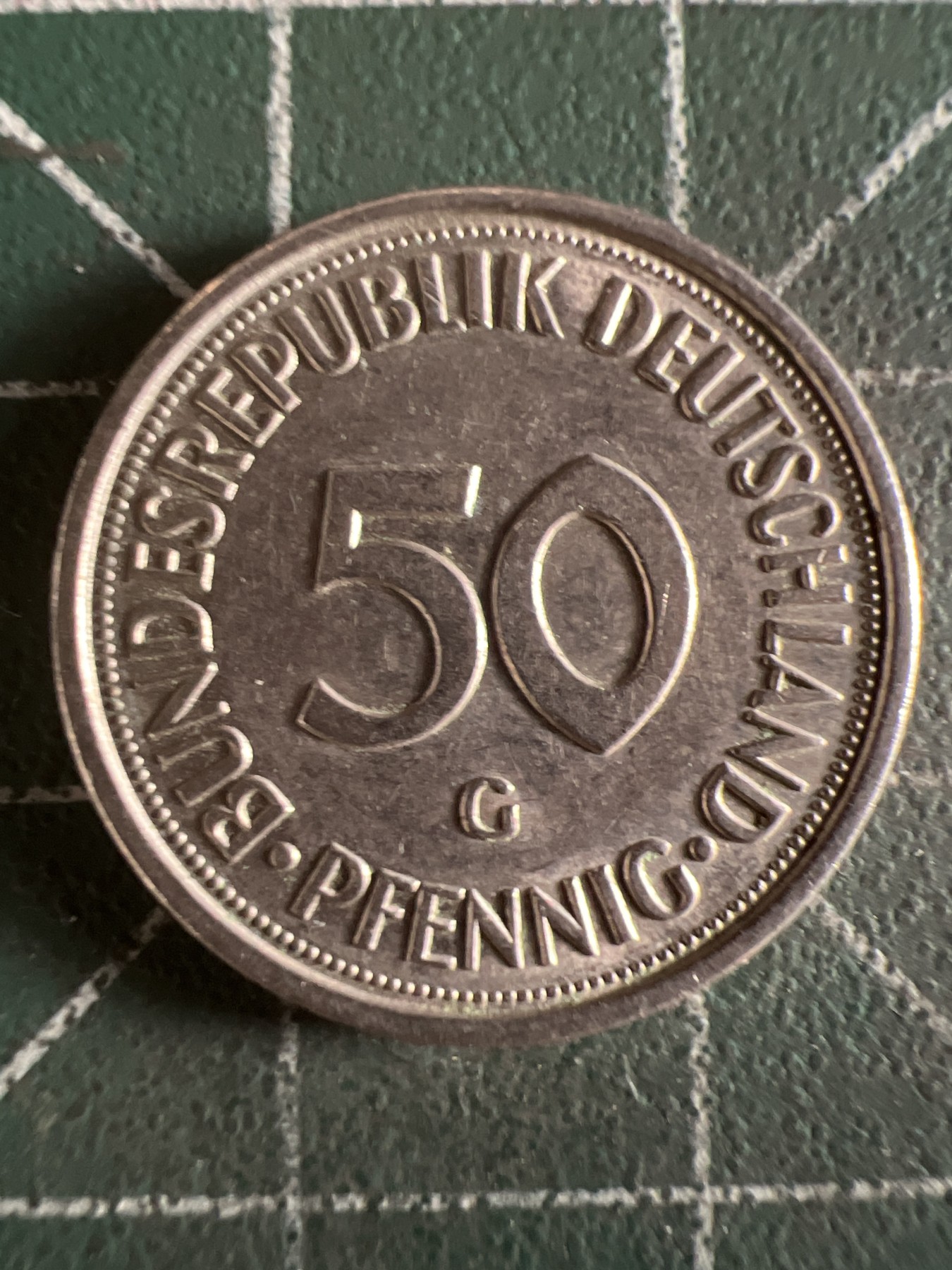 第584期 硬币专场 （无押金，捡漏，全场50包邮，偏远地区除外，接收代拍业务） 德国50分 G