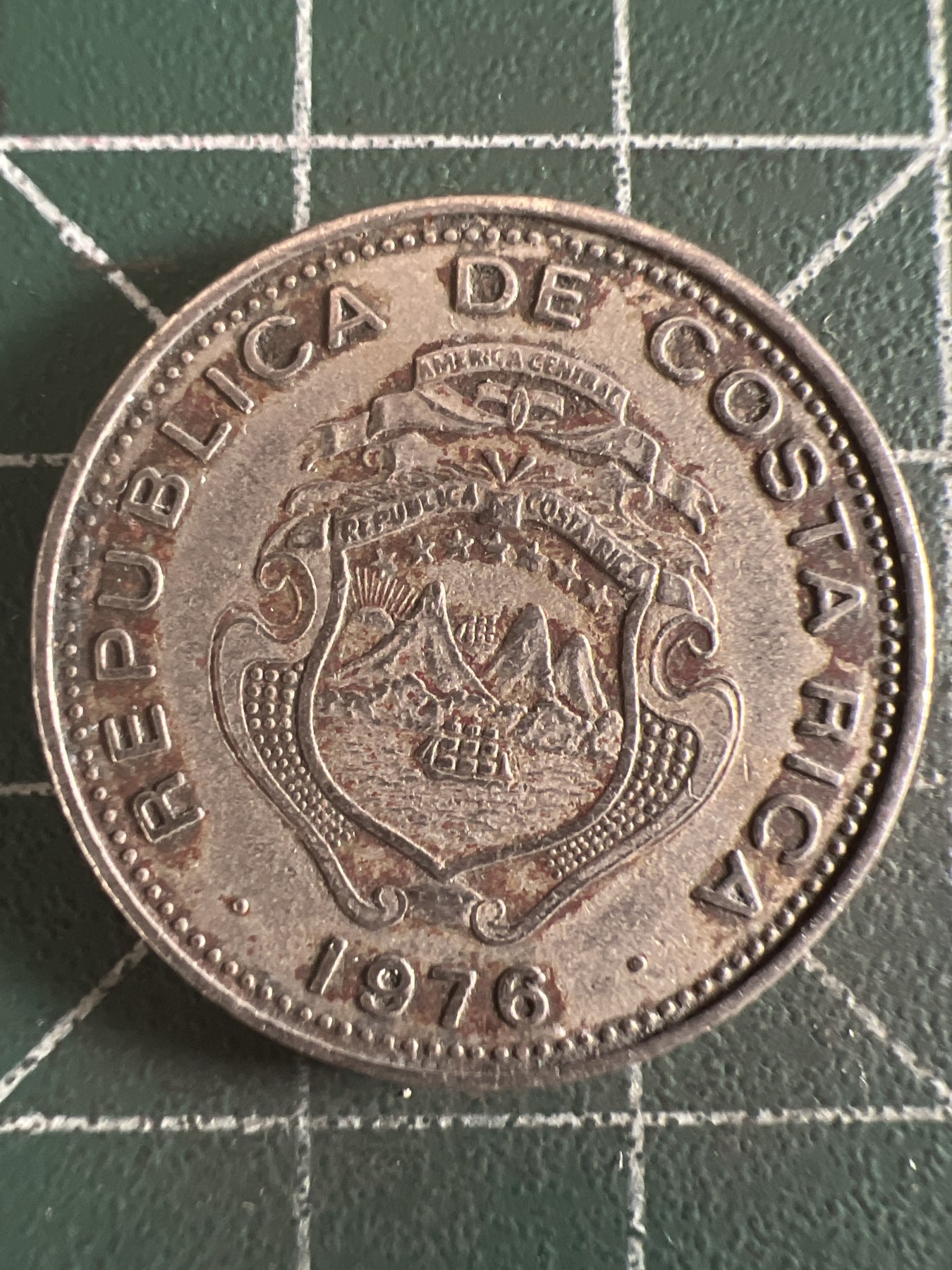 第657期 硬币场 （无押金，捡漏，全场50包邮，偏远地区除外，接收代拍业务，本店十天发一次货） 哥斯达黎加50分 1976年