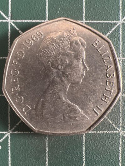 第634期 硬币专场 （无押金，捡漏，全场50包邮，偏远地区除外，接收代拍业务，本店十天发一次货） - 英国50便士
