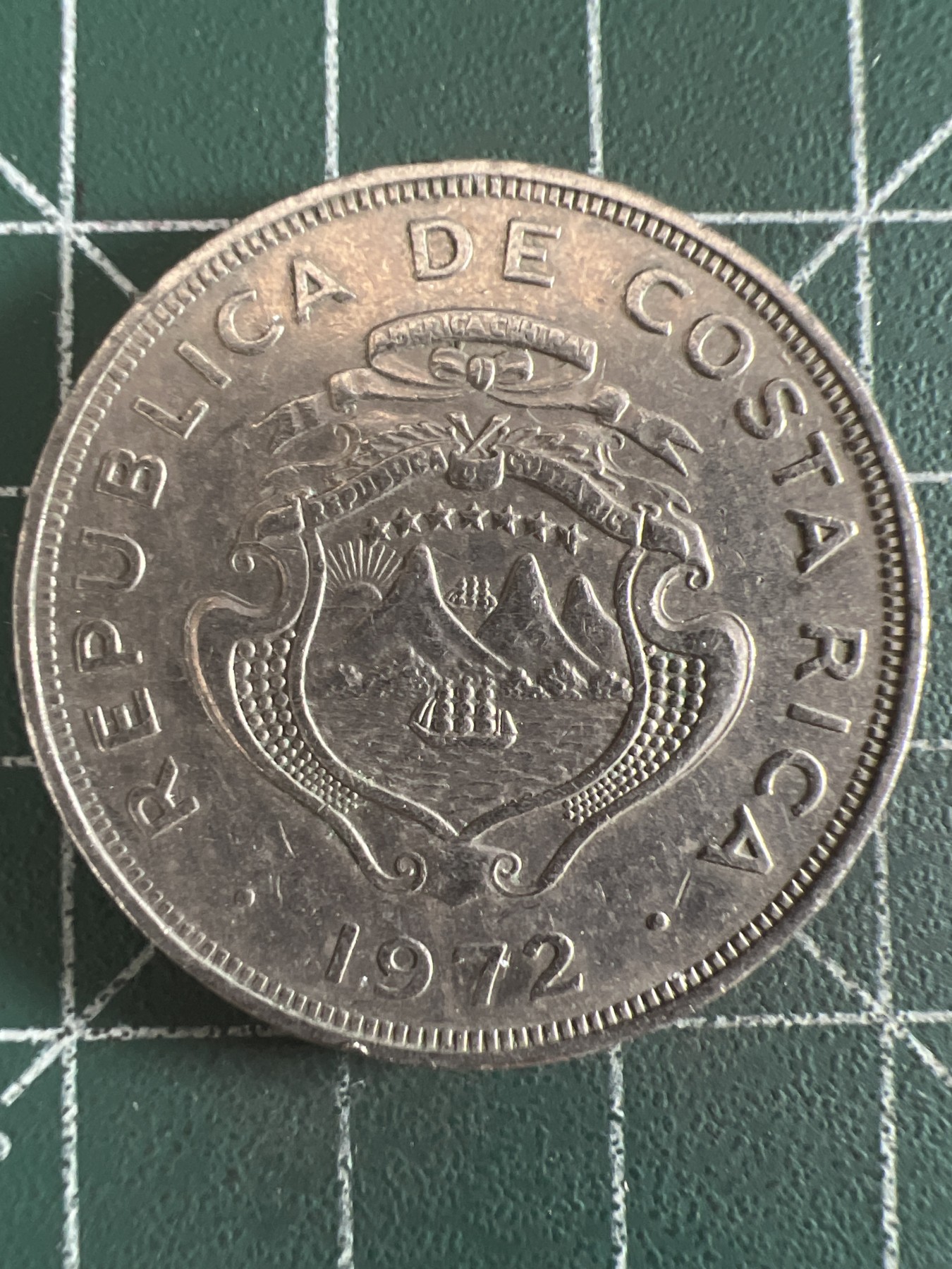 第584期 硬币专场 （无押金，捡漏，全场50包邮，偏远地区除外，接收代拍业务） 哥斯达黎加2克朗 1972年