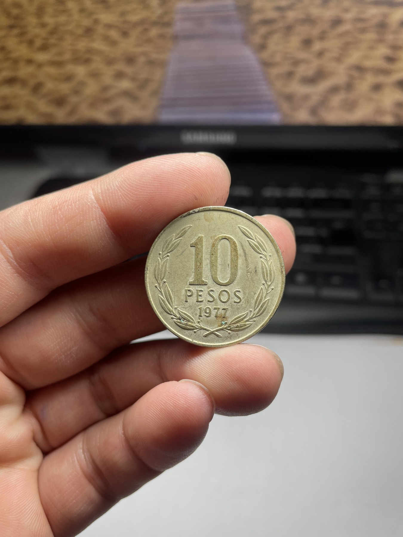 2024年集古藏今外币拍卖第五期-第2场—（总第42拍） 1977年智利10比索