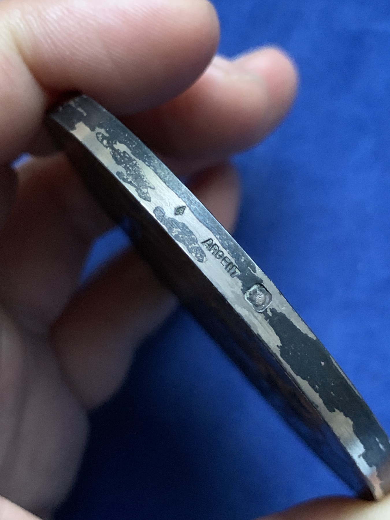 《竞宝斋》第262场-周日，周一，周二 3场连拍 (全场包邮) 法国跨大西洋运输公司银章，航海和商业之神围绕着椭圆的船，女神后面是连接大西洋彼岸的纽约自由女神，165.35g，68mm，边铭：密涅瓦厂标+ARGENT，含银95%