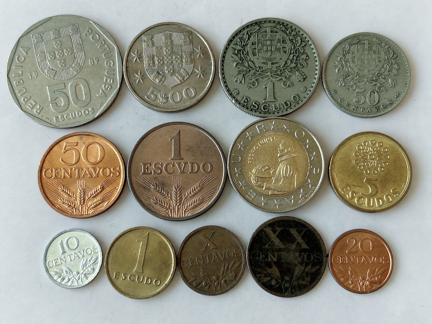 第一海外回流一元起拍收藏 散币专场 第83期 葡萄牙硬币 13枚 无重复