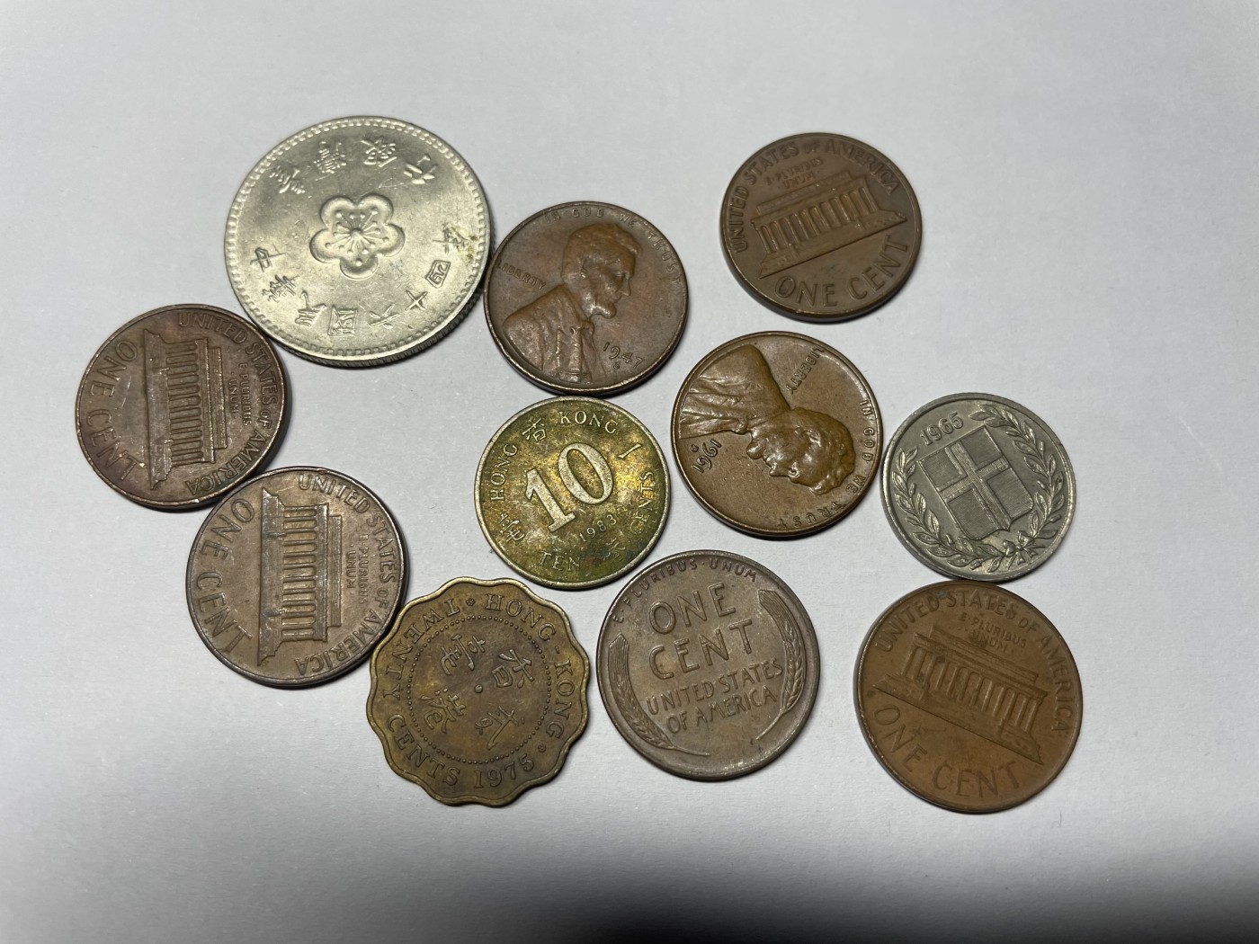 2024年集古藏今外币拍卖第五期-第3场—（总第43拍） 各种硬币11枚