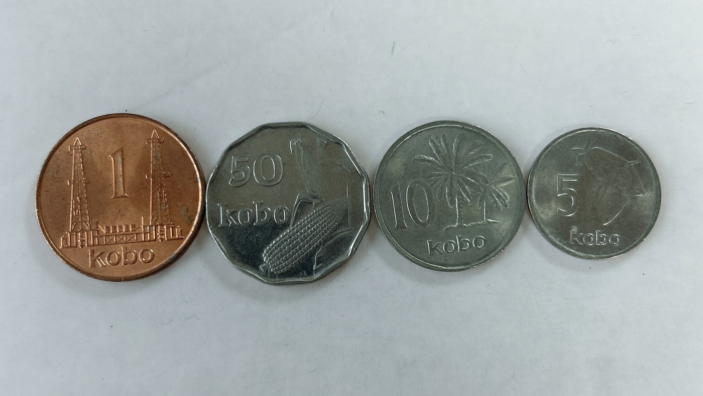 第一海外回流一元起拍收藏 散币专场 第83期 尼日利亚硬币4枚