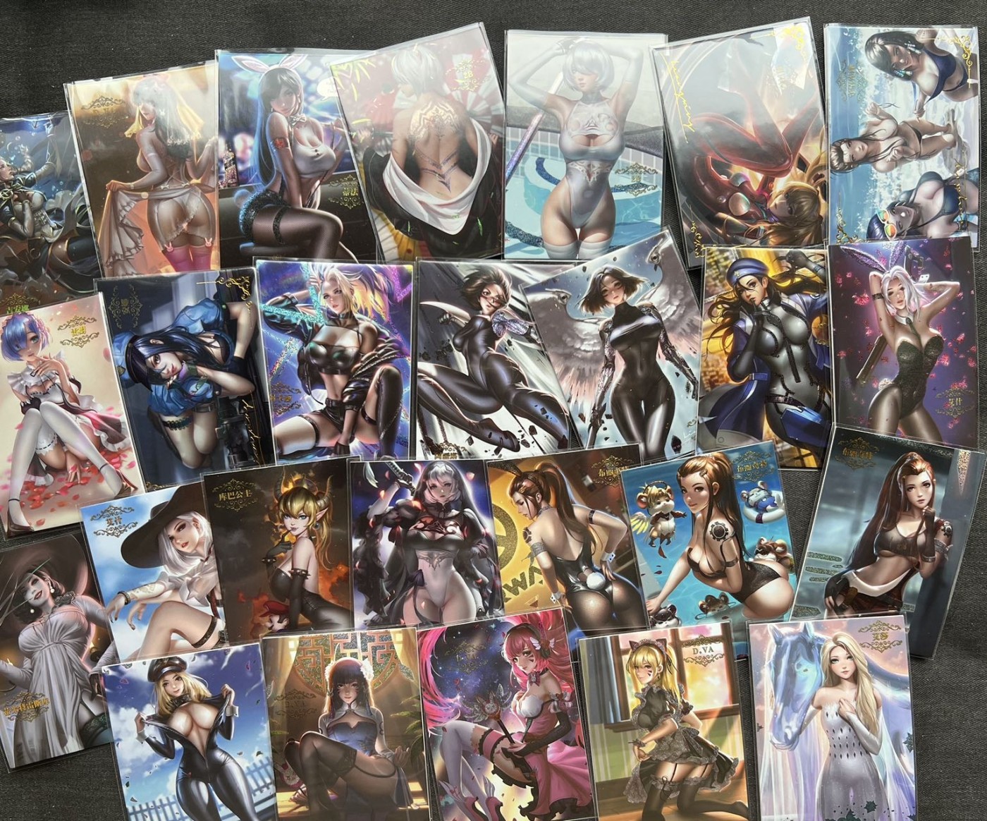 【随心卡拍】收藏卡拍卖【第17期】 美女卡 彩闪 20张+ 自制卡