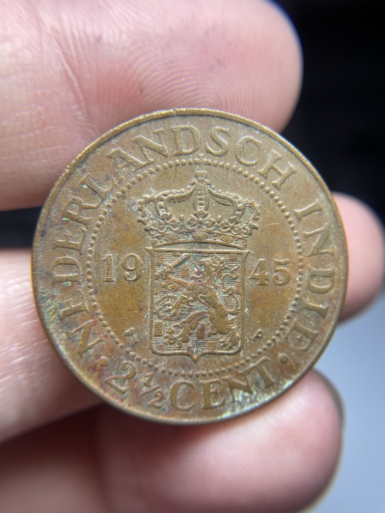 2024年集古藏今外币拍卖第五期-第3场—（总第43拍） 1945年荷属东印度2.5盾