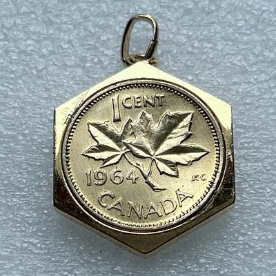 海外回流1元起拍小铺 各国钱币散币场 第11期 - 中古渡金币项链钱币吊坠