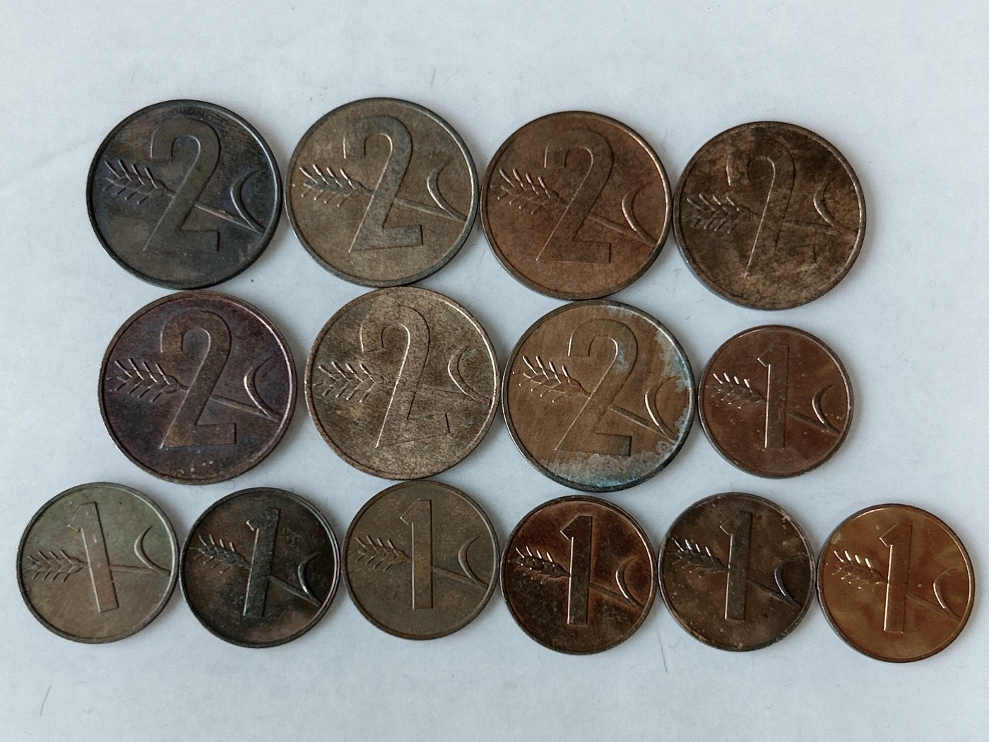 第一海外回流一元起拍收藏 散币专场 第83期 瑞士1分+2分