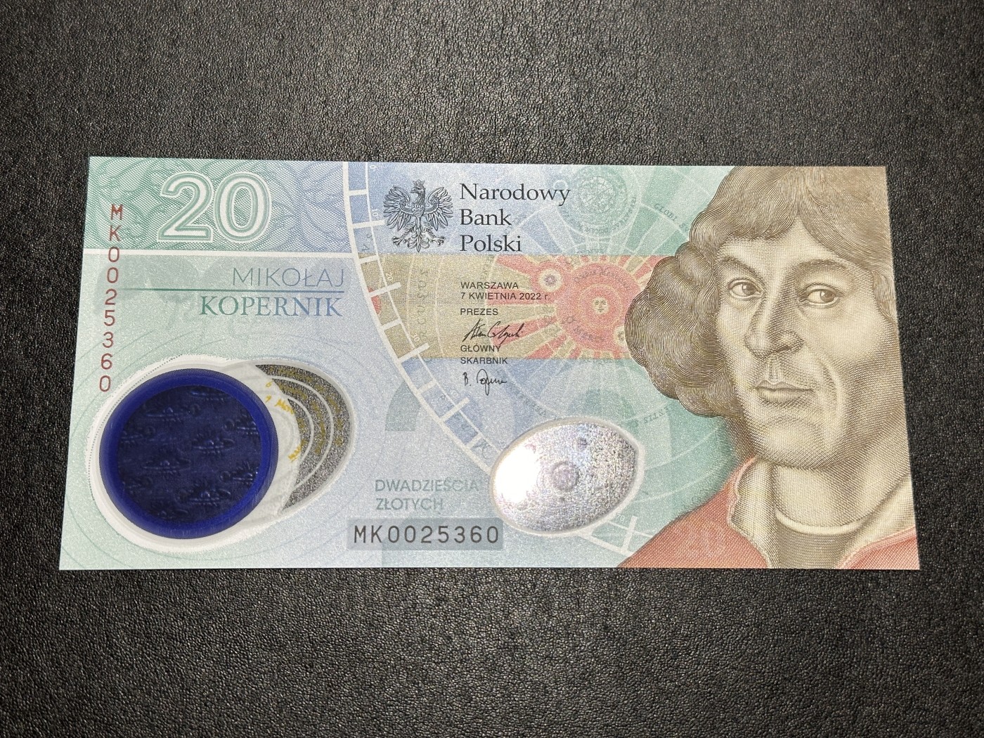 《外钞收藏家》第三百六十二期 2022年波兰20 全新UNC 纪念钞 无47