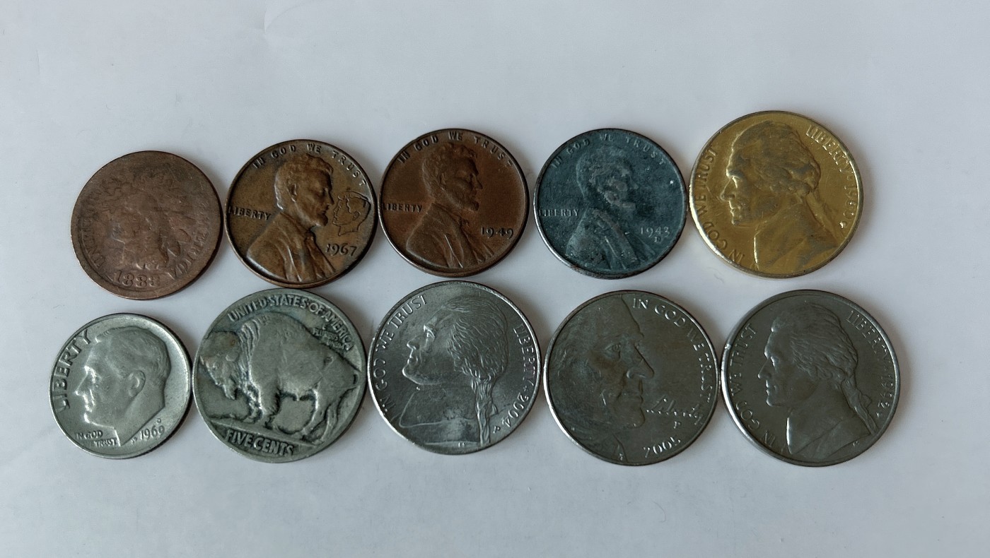 第一海外回流一元起拍收藏 散币专场 第83期 美国硬币 10枚 无重复