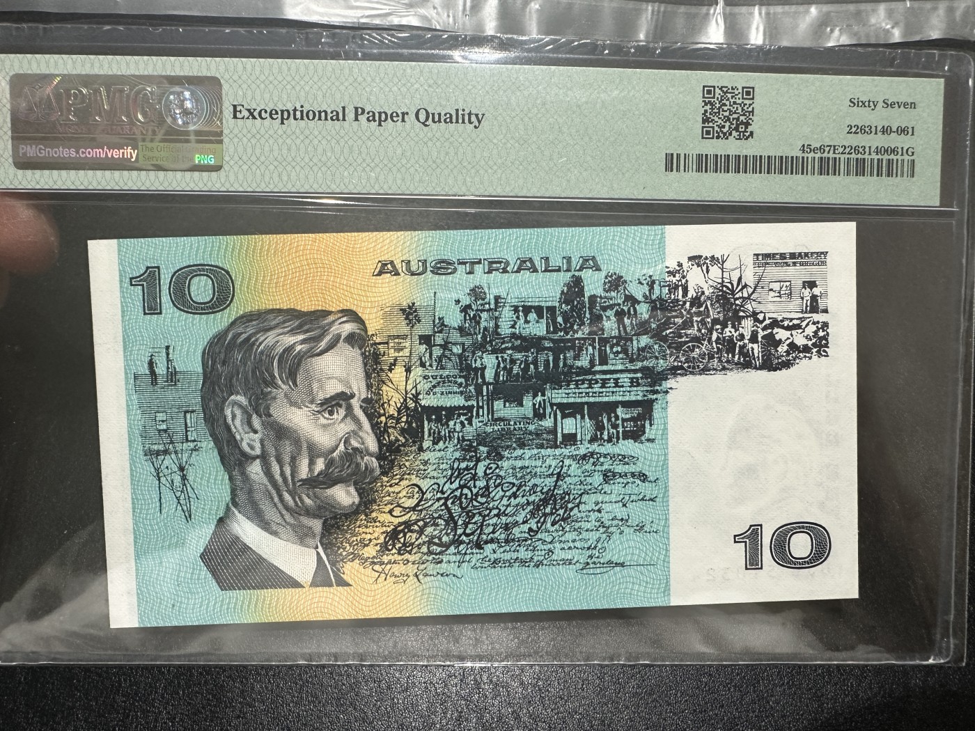 《外钞收藏家》第三百六十二期 1985年澳大利亚10元 PMG67 乱蛇号