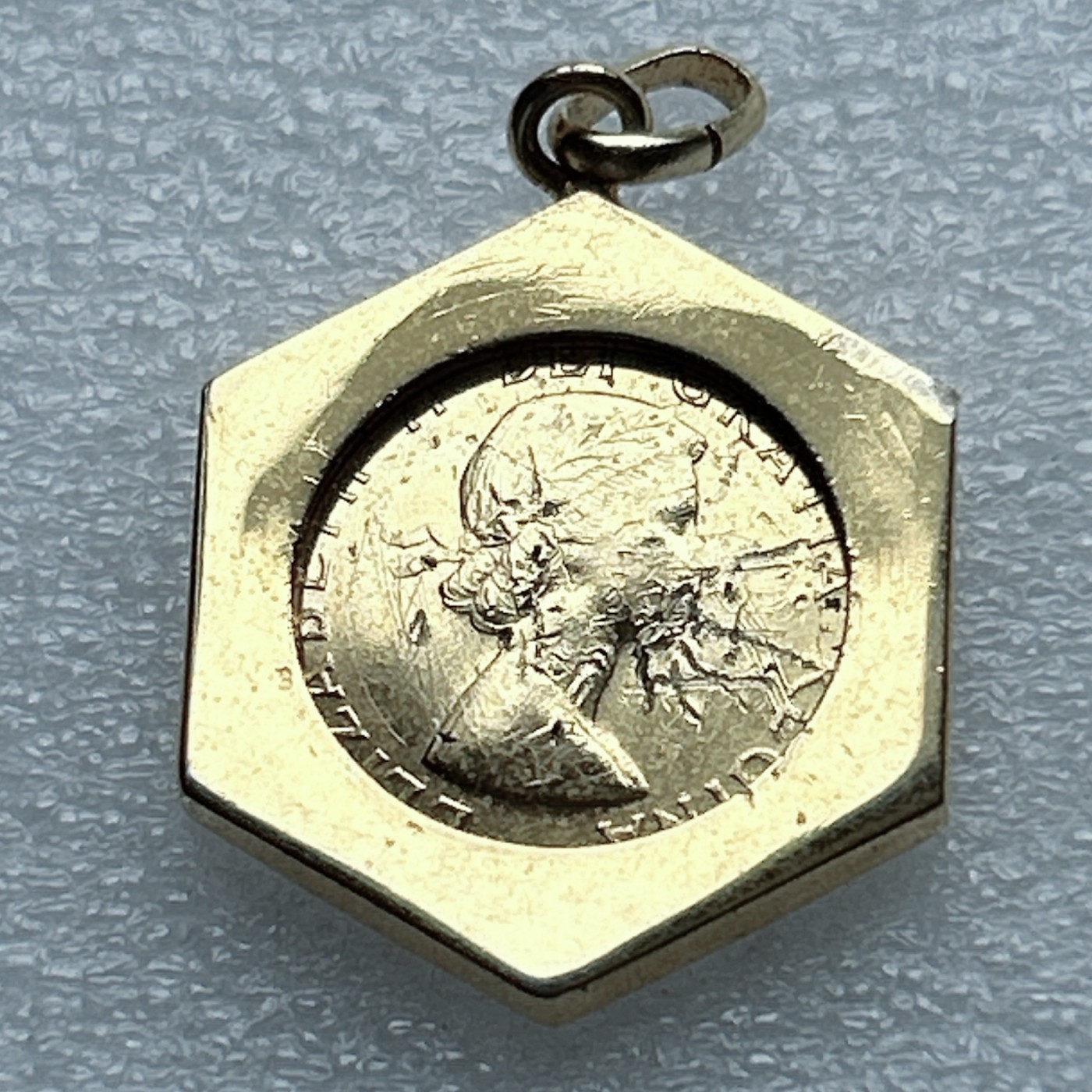 海外回流1元起拍小铺 各国钱币散币场 第11期 中古渡金币项链钱币吊坠