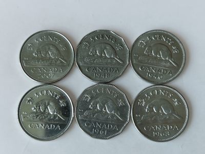 第一海外回流一元起拍收藏 散币专场 第83期 - 加拿大5分海狸异型币