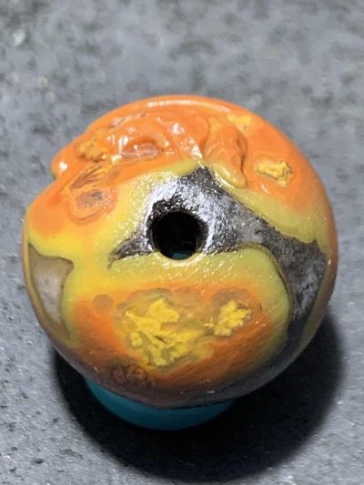 精美亚光冰飘战国红玛瑙手工俏色巧雕刻雄鸡珠子一颗 精美亚光冰飘战国红玛瑙手工俏色巧雕刻雄鸡珠子一颗